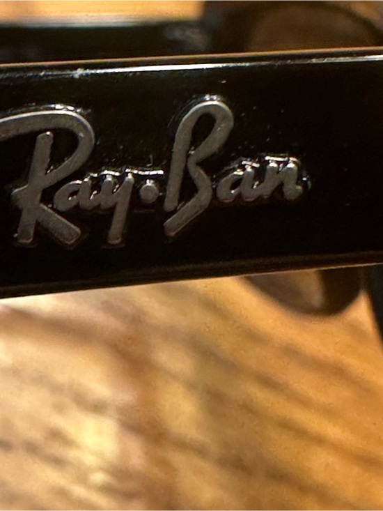 Ray-Ban White Frame Sunglasses with Dark Lenses RB4148. main image 6